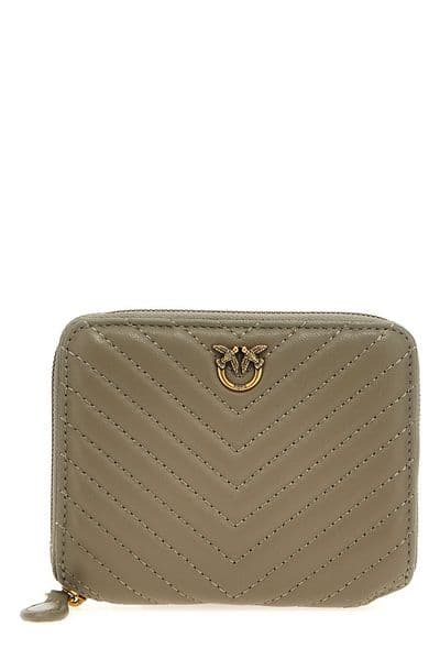 Pinko Taylor Square Quilted Zip-Around Purse