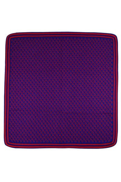 Gucci Kids G Square Knitted Blanket