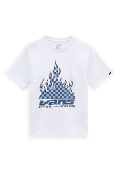 Vans Kids Reflective Checkerboard Flame Tee
