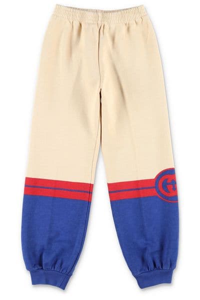 Gucci Kids Interlocking G Printed Jersey Track Pants