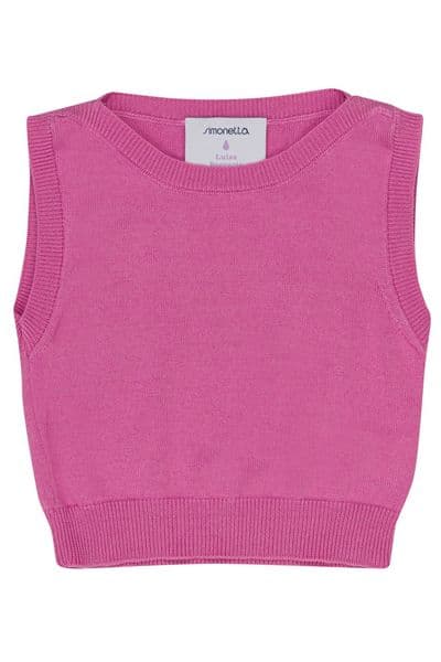 Simonetta Sleeveless Knitted Top