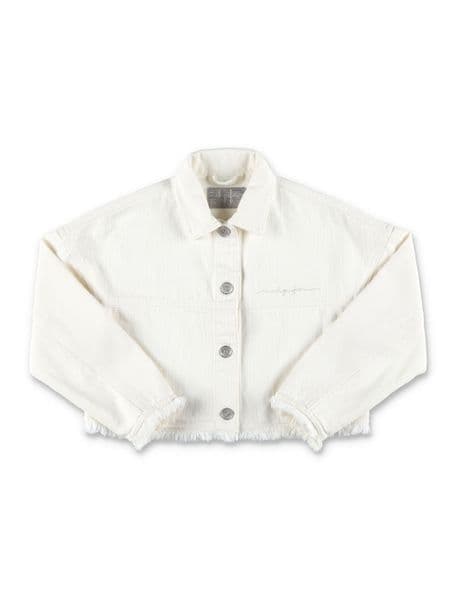 Il Gufo Buttoned Straight Hem Denim Jacket