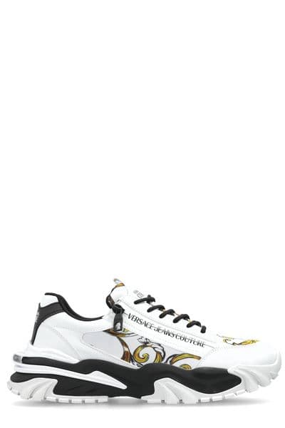 Versace Jeans Couture Logo Print Sneakers