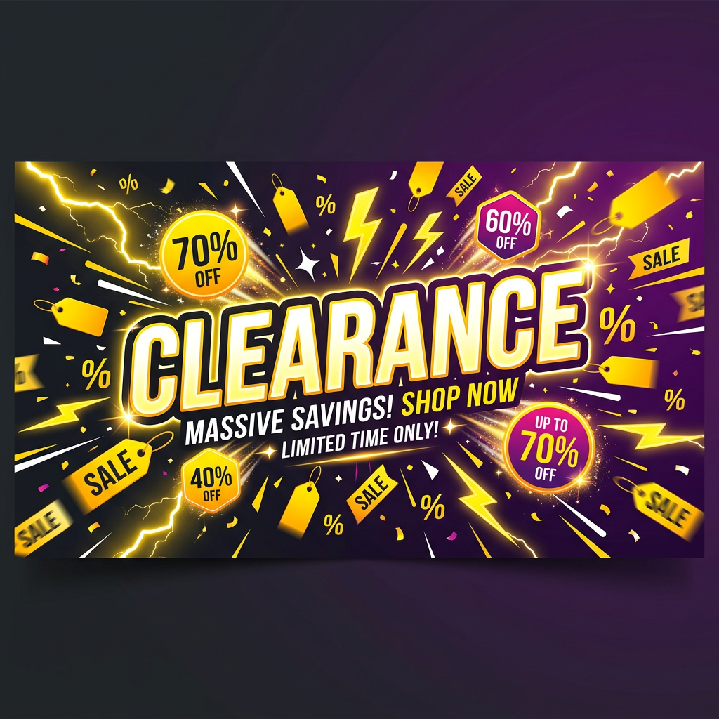 🏷️ Clearance Blowout