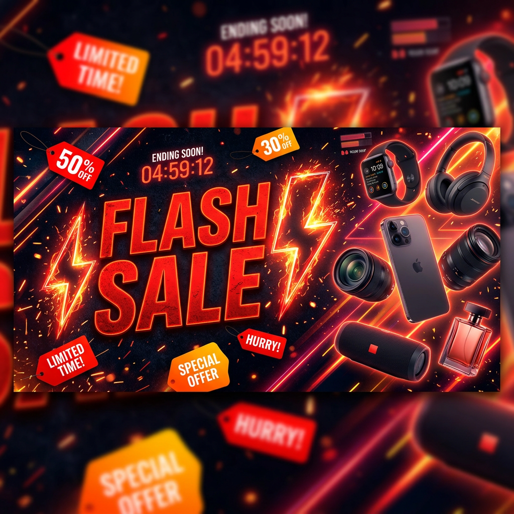 ⚡ Flash Sale — Up to 50% Off